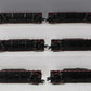 MTH 20-90551 Union Pacific 41' Wood Flat Cars w/ Sherman Tank Load (Set of 6)
