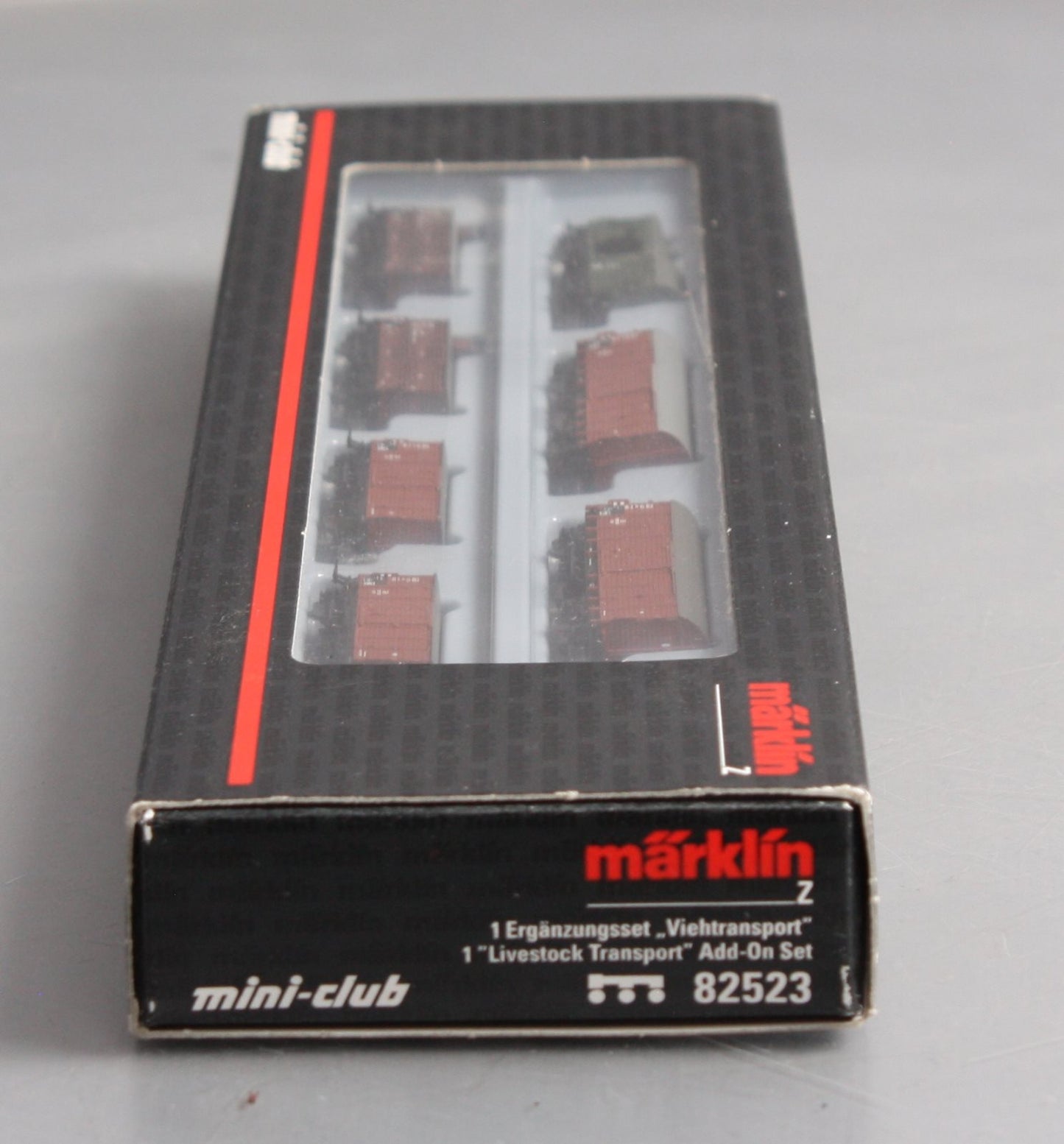 Marklin 82523 Z Livestock Transport Freight Car Set  (Set of 7)