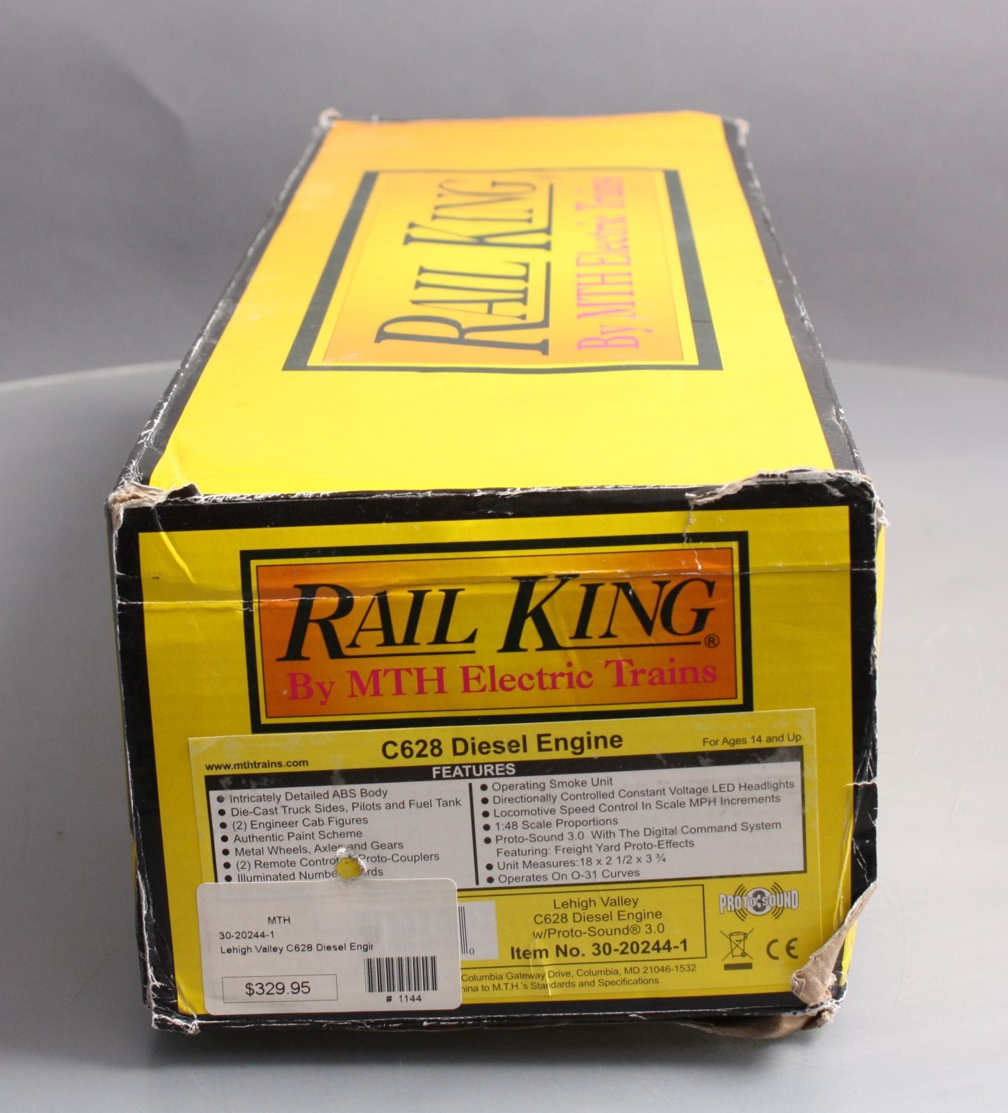 MTH 30-20244-1 Lehigh Valley C628 Diesel Engine w/Proto-Sound 3.0 #629