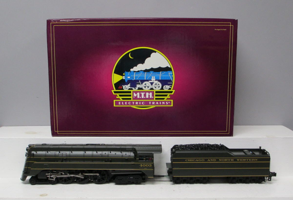MTH 20-3298-1 CNW 4-6-4 E-4 Steam Engine w/PS2 (Hi-Rail Wheels) #4003