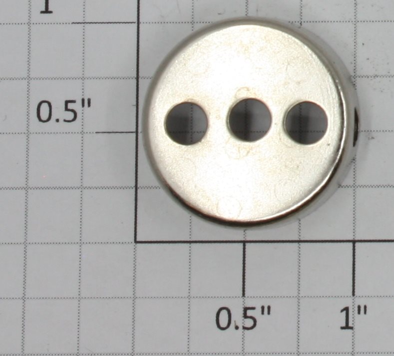 Gilbert 1931-94 Nickel Steam Chest End for Hudson Erector Locomotive