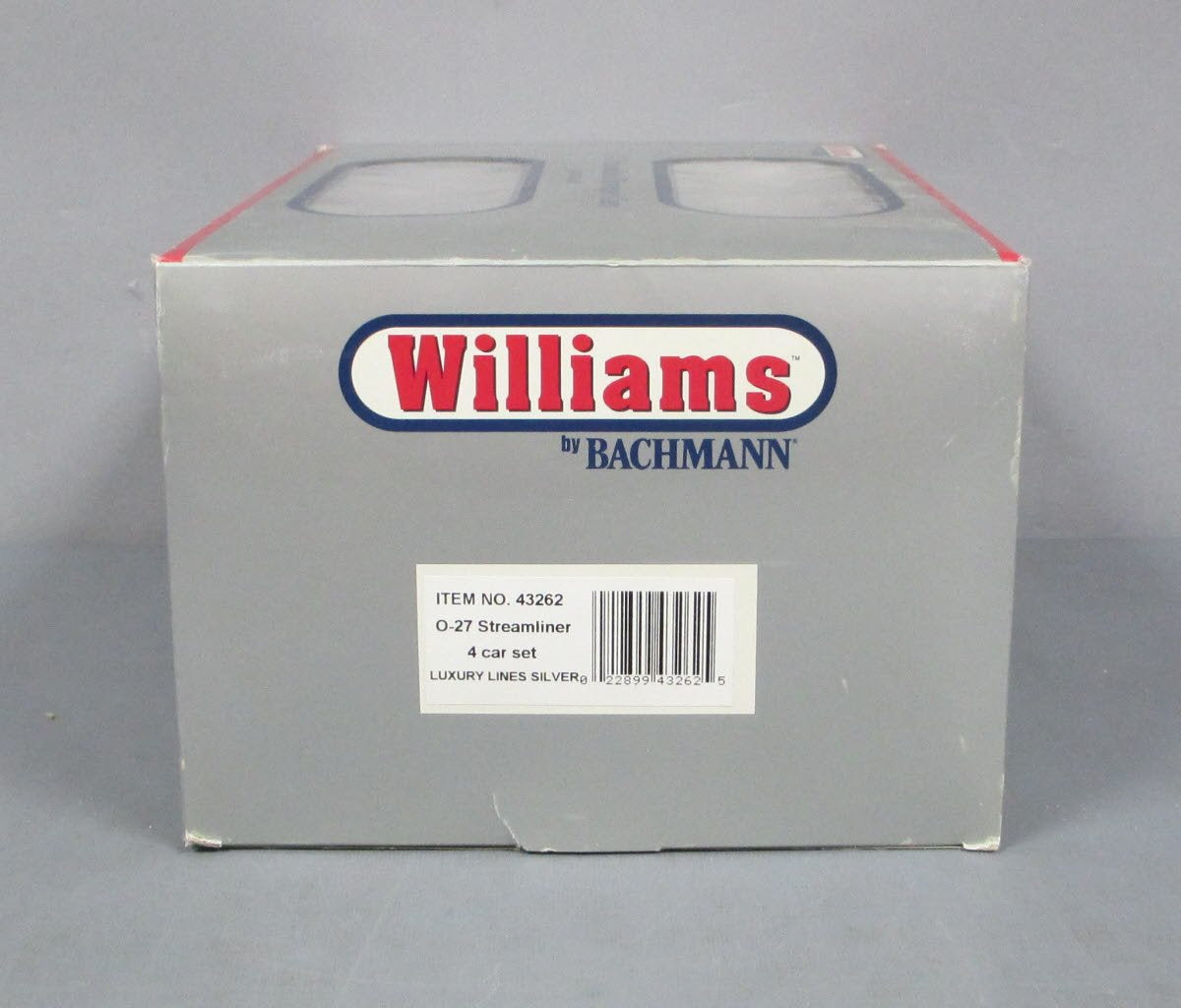 Williams 43262 O GM LuxuryLines O27 Streamline Passenger Car (Pack of 4)
