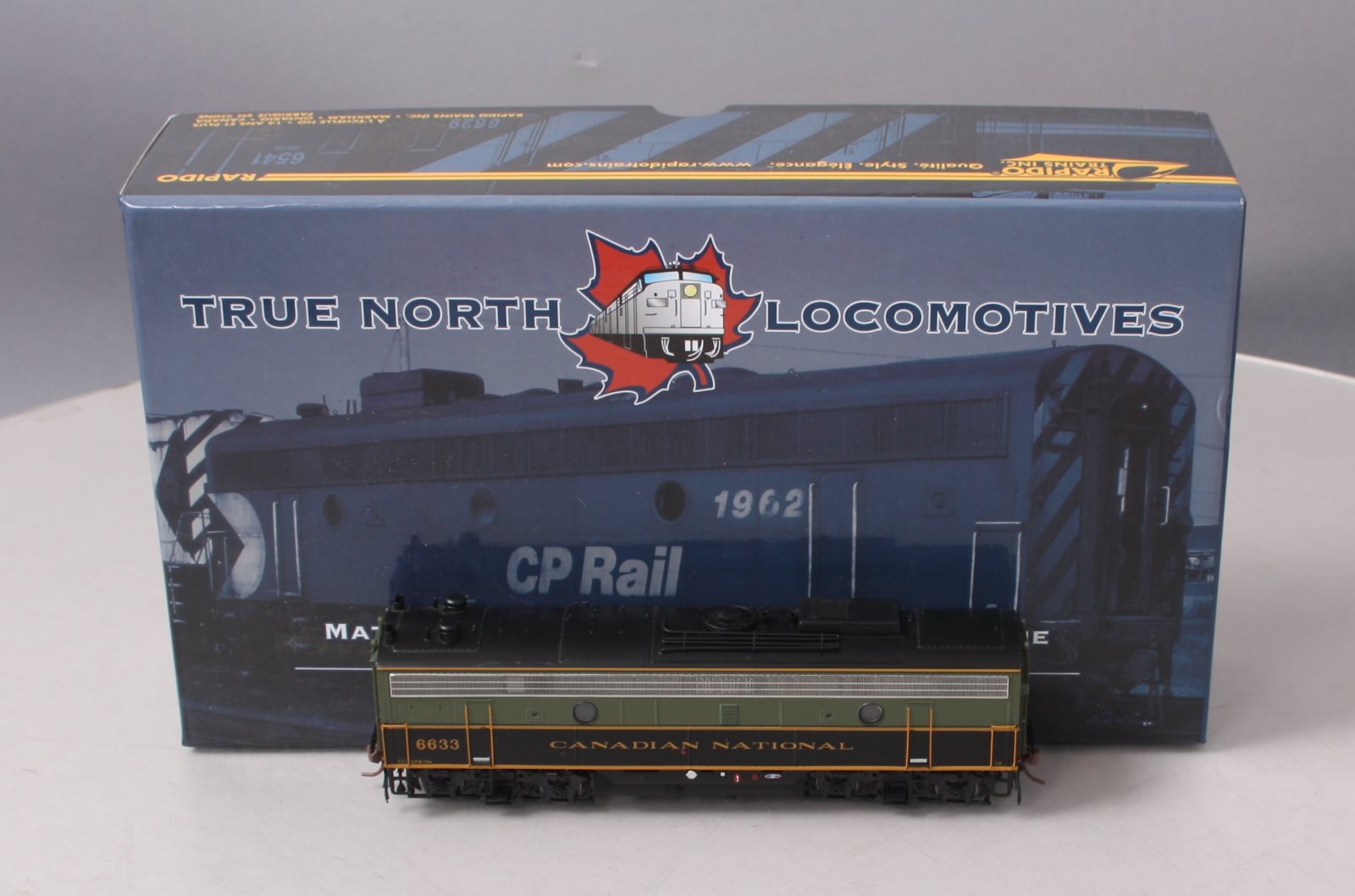 Rapido Trains 223022 HO Scale Canadian National F9B Diesel Locomotive #6633