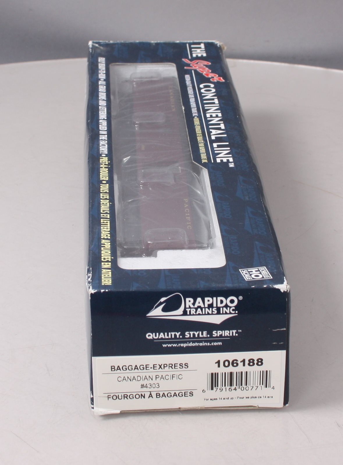 Rapido Trains 106188 HO Canadian Pacific Baggage Express Car #4303