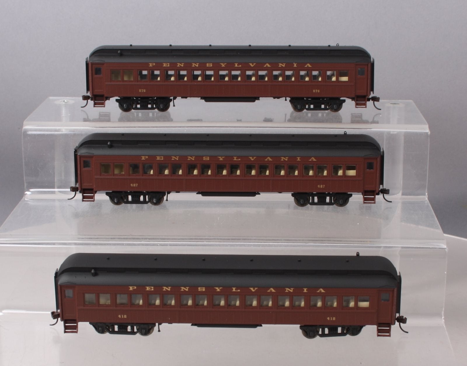 Rivarossi HR4076 荷物車＋食堂車＋サロンカー ２輌に汚れ、傷あり Rivarossi HR4039 HO Pennsylvania 60' Coach 3-Car Set – Trainz