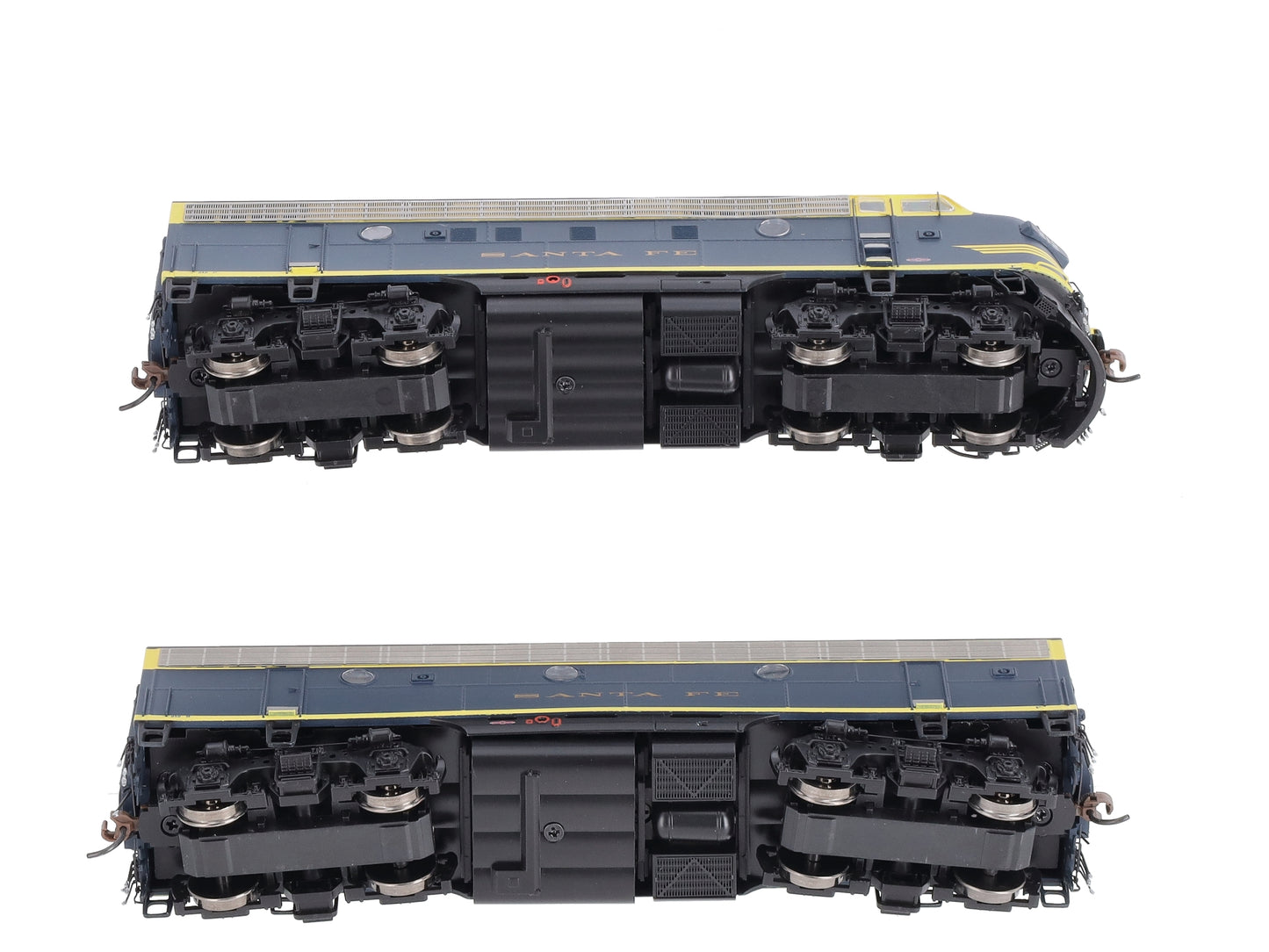 Athearn G12319 HO Scale ATSF F7 A/B Powered Diesel Locomotive Set #212B/#212C