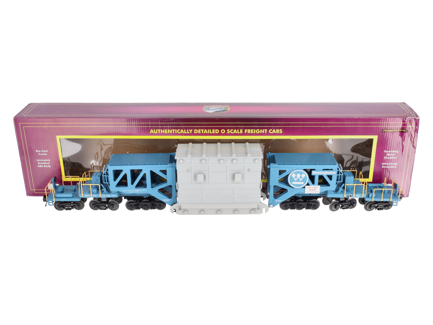 MTH 20-98870 O Gauge Westinghouse Schnabel Flatcar