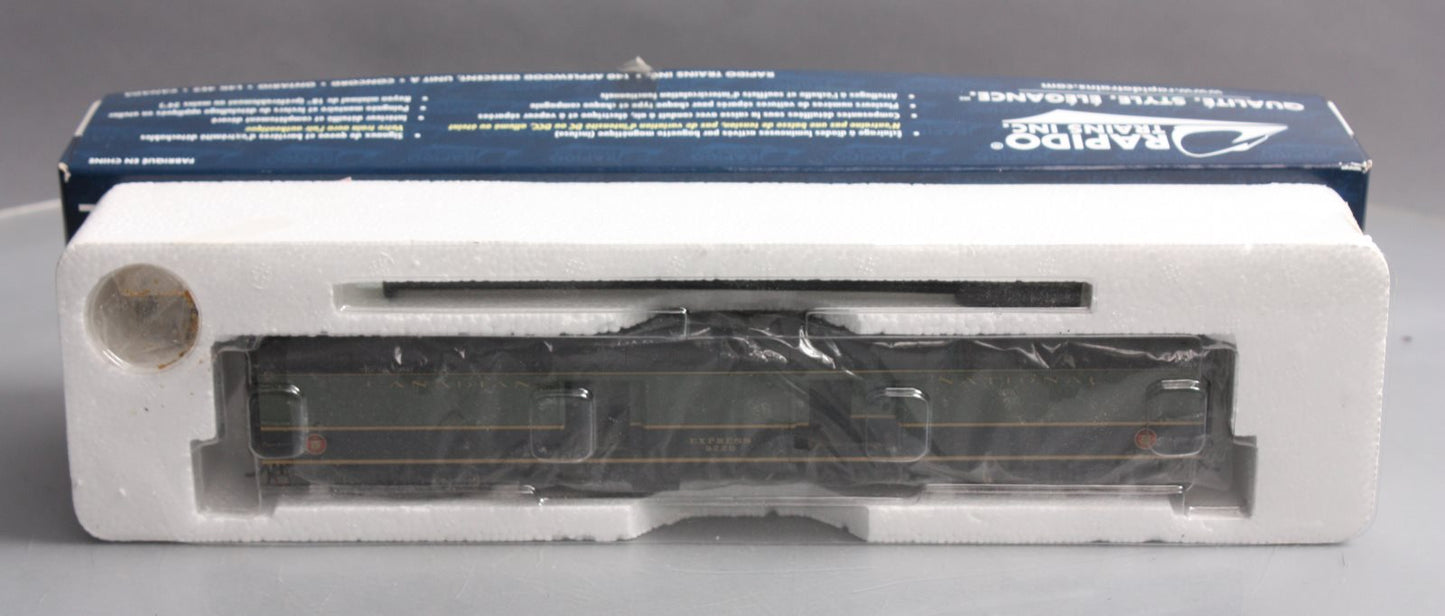 Rapido Trains 106014 HO Canadian National 73' 6" Smooth Side Baggage #9220