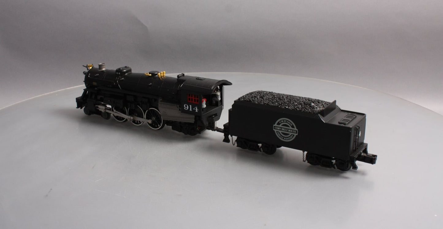 MTH 30-1824-1 O Chicago Great Western 4-6-2 Imperial Pacific Steam Loco #914