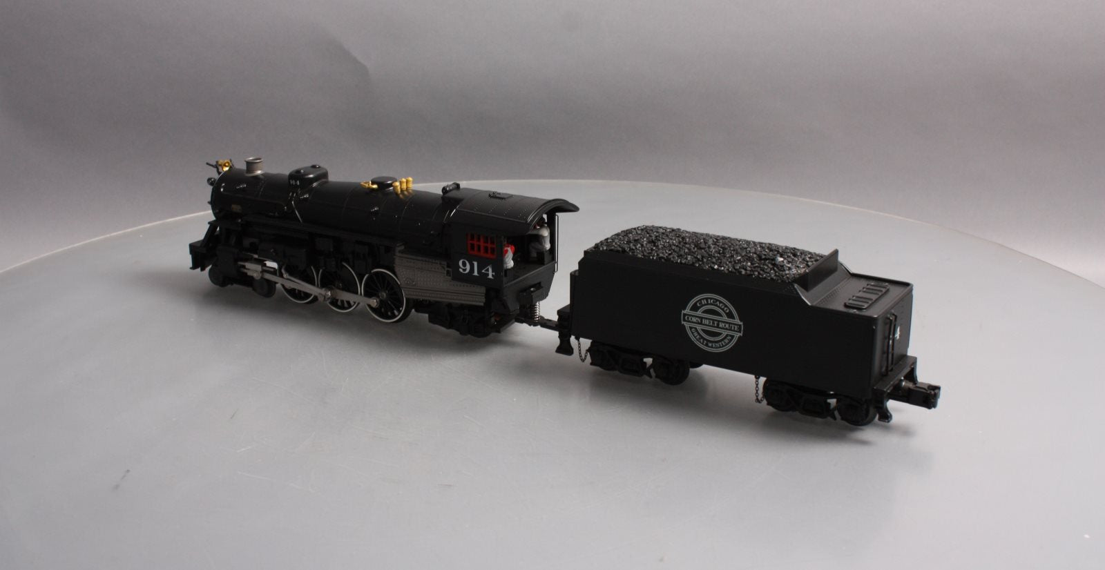 MTH 30-1824-1 O Chicago Great Western 4-6-2 Imperial Pacific Steam Loco #914