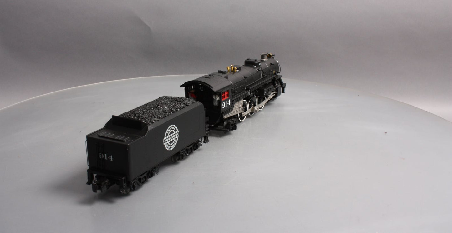 MTH 30-1824-1 O Chicago Great Western 4-6-2 Imperial Pacific Steam Loco #914