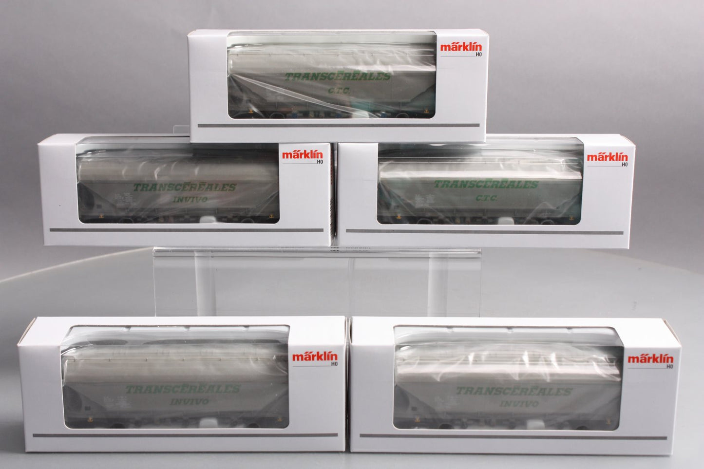 Marklin 46343 HO French State Railways SNCF High-Capacity Covered Hopper 5-Pack