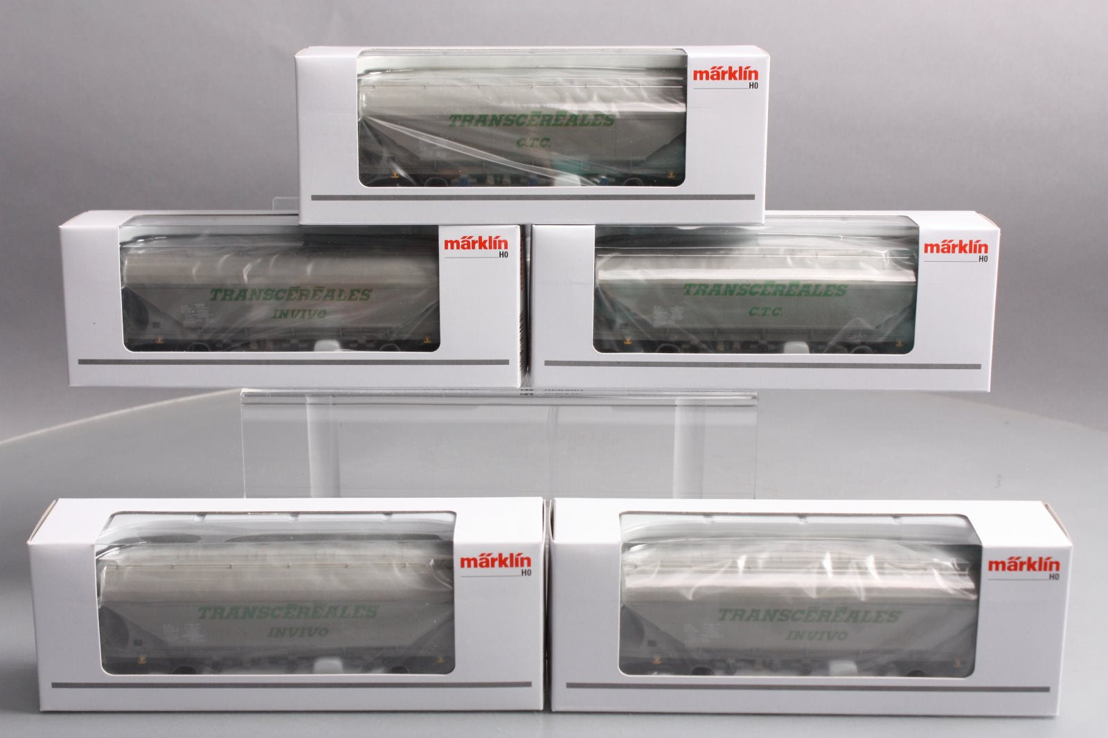 Marklin 46343 HO French State Railways SNCF High-Capacity Covered Hopper 5-Pack