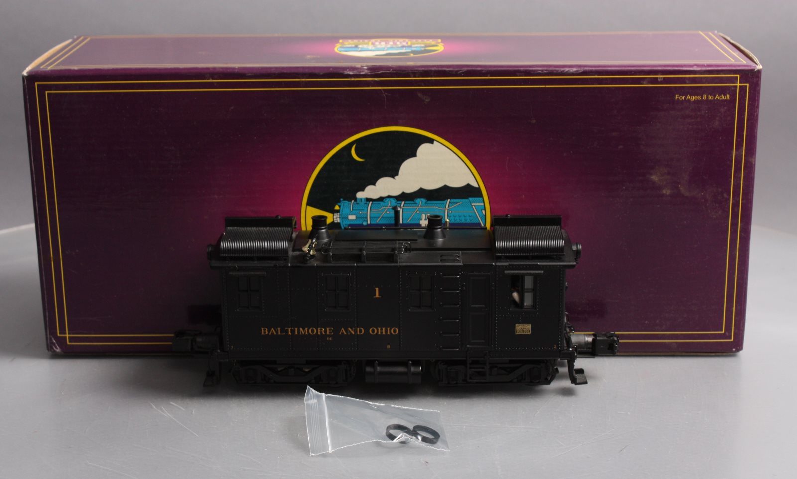 MTH 20-5591-1 O Gauge Baltimore & Ohio GE I/R Box Cab Diesel #1