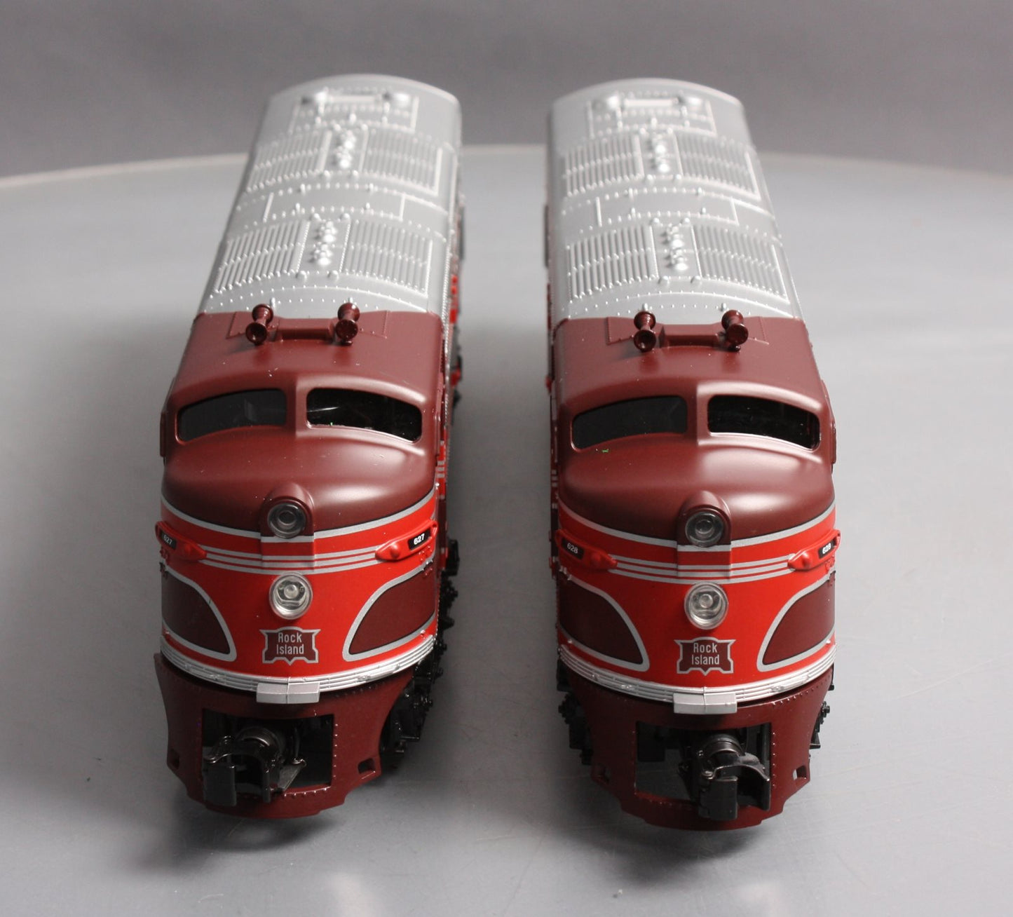 MTH 30-2713-1 Rock Island E-6 AA Diesel Engine Set w/PS 2.0 #627/628