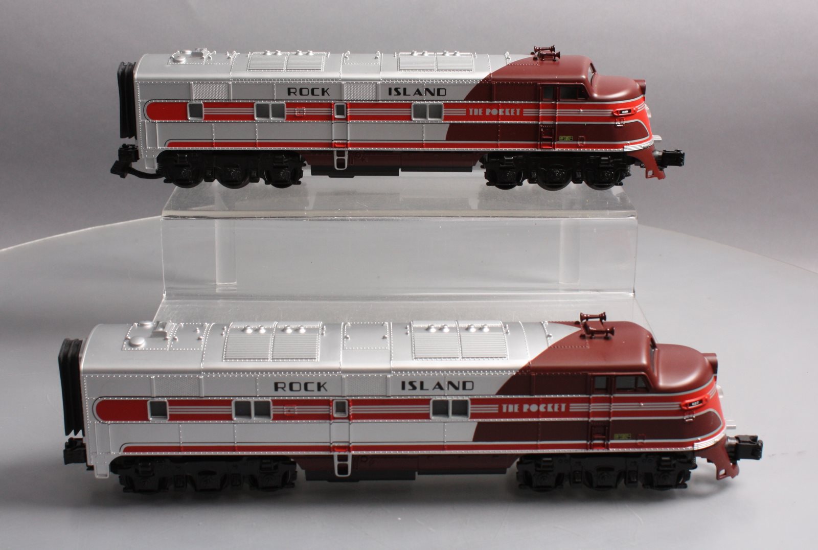 MTH 30-2713-1 Rock Island E-6 AA Diesel Engine Set w/PS 2.0 #627/628