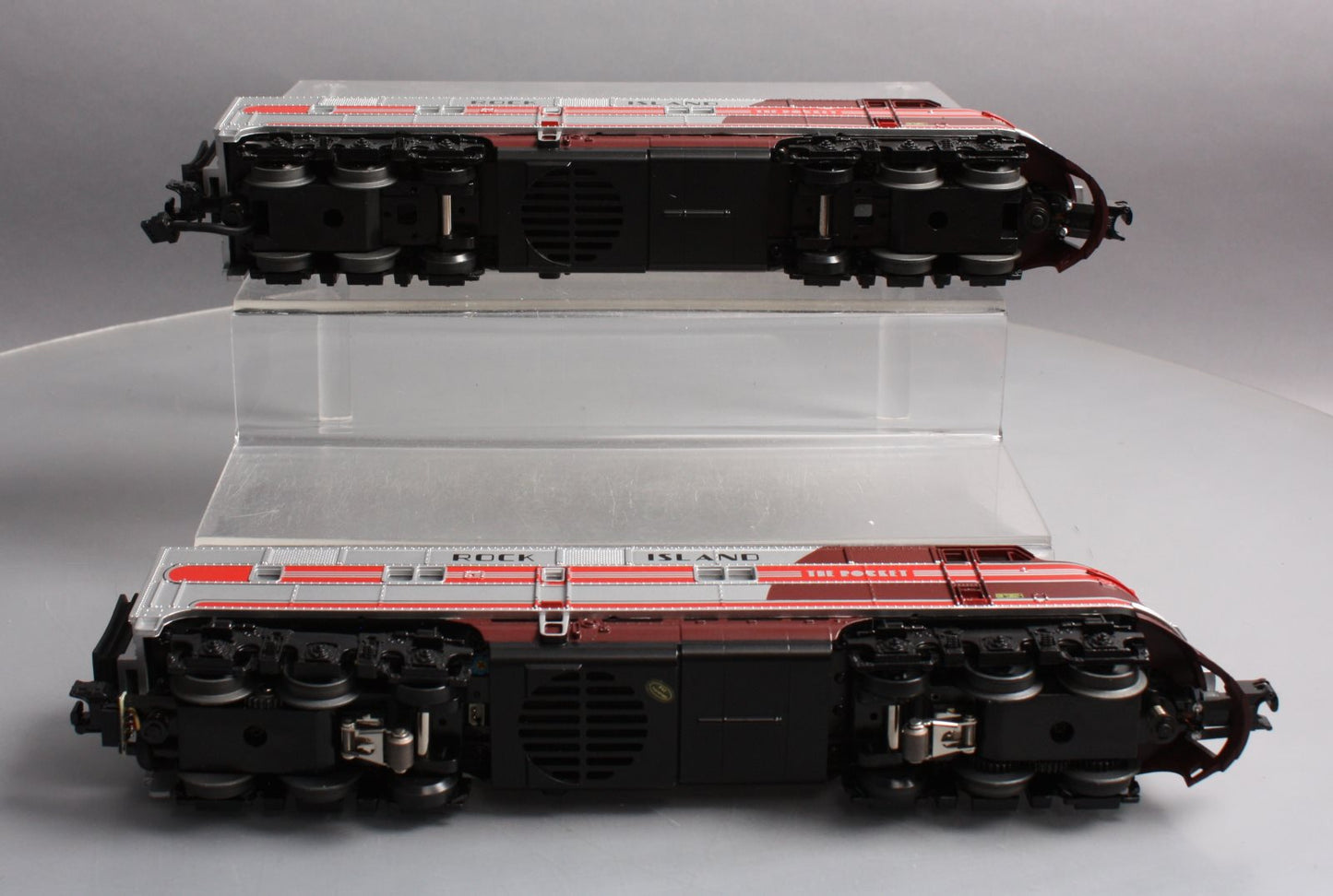MTH 30-2713-1 Rock Island E-6 AA Diesel Engine Set w/PS 2.0 #627/628
