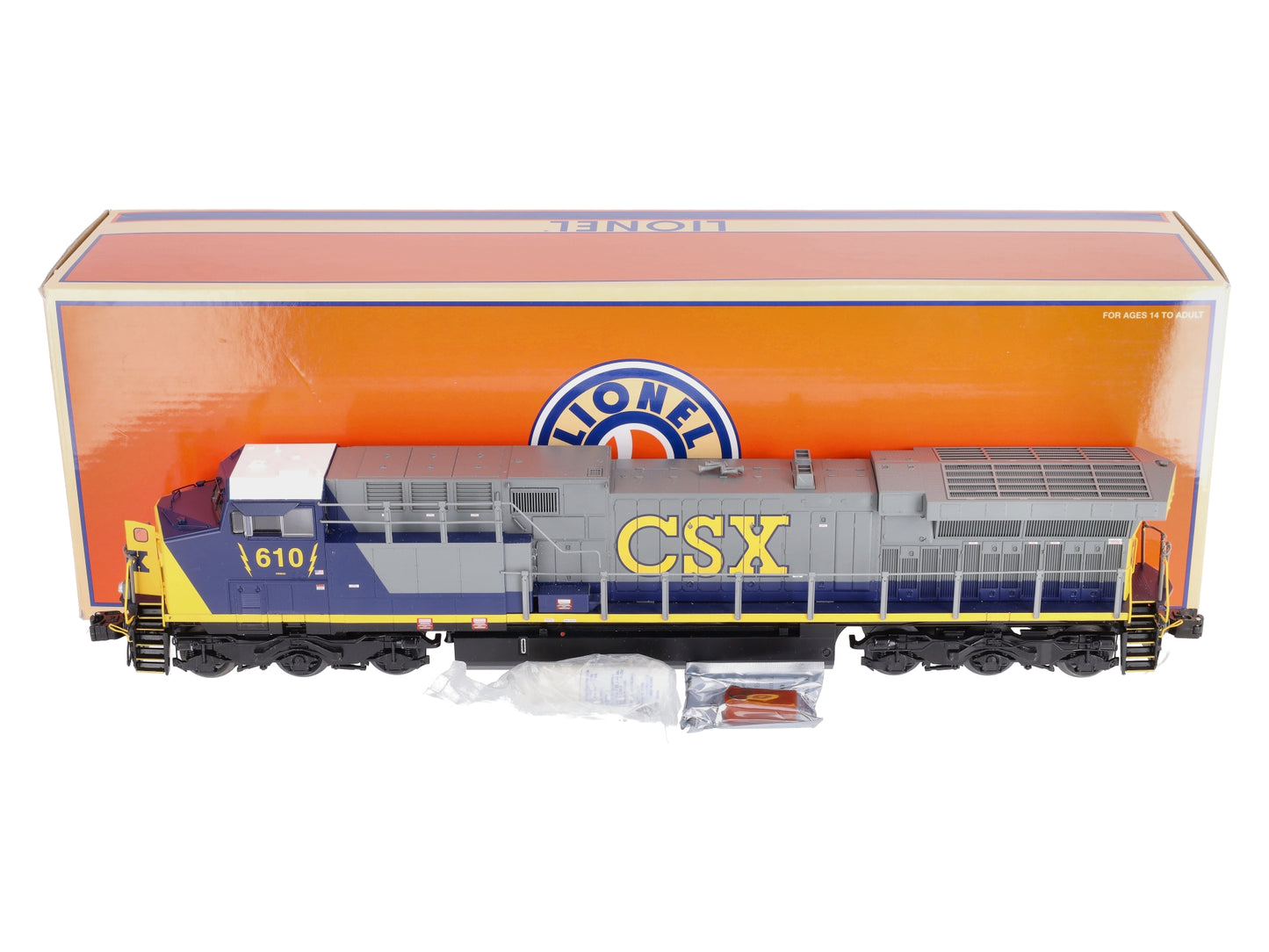 Lionel 6-28305 O CSX LEGACY RS Superbass Non-Powered Diesel #610