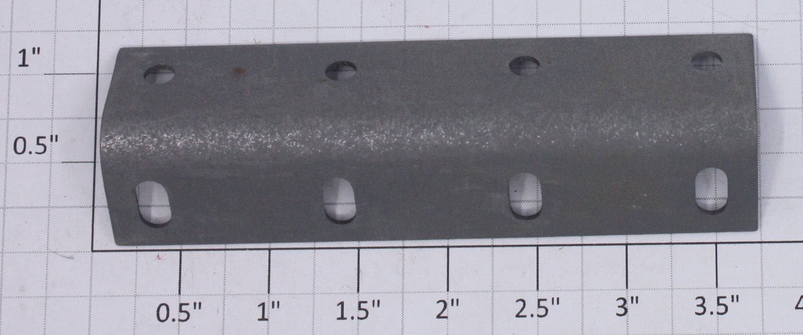 Gilbert 1931-76 Unpainted Tender Corner Plate for Hudson Erector Locomotive