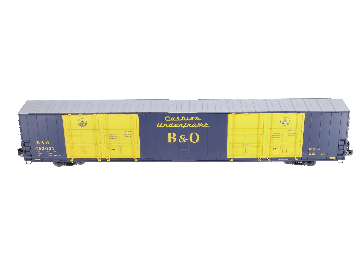 Lionel 6-82421 O Gauge Baltimore & Ohio 86' 8-Door Hi-Cube Boxcar #492021