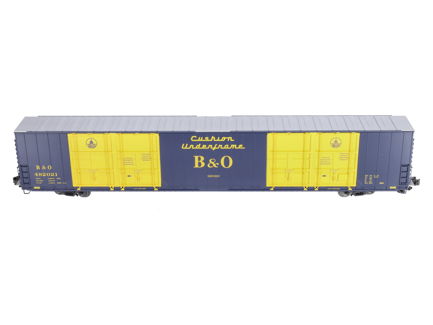 Lionel 6-82421 O Gauge Baltimore & Ohio 86' 8-Door Hi-Cube Boxcar #492021