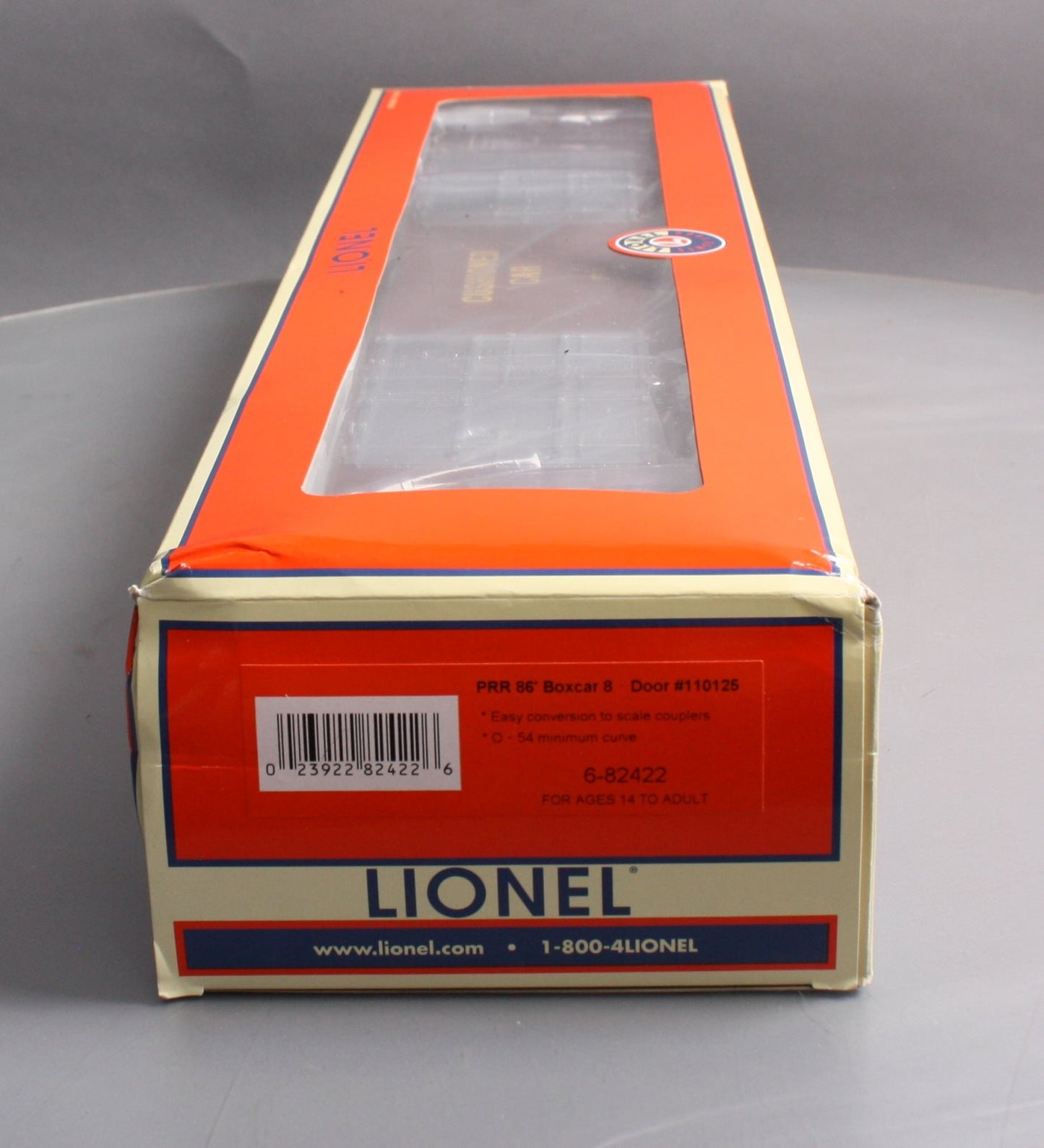 Lionel 6-82422 O Gauge Pennsylvania 86' 8-Door Hi-Cube Boxcar #110125