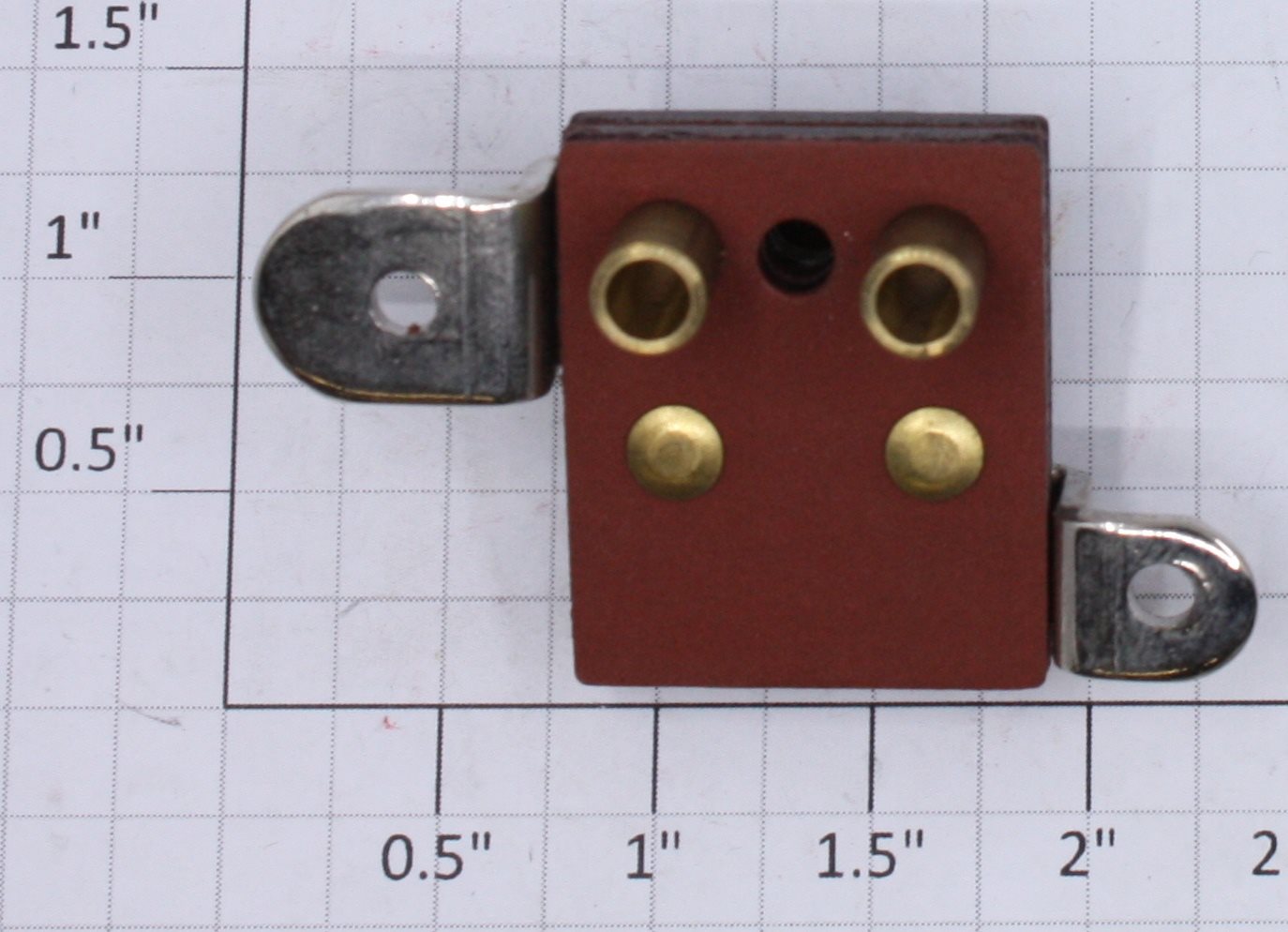 American Flyer 3000X-2 Red Fibre Plate O Gauge Nickel Brush Plate-Complete