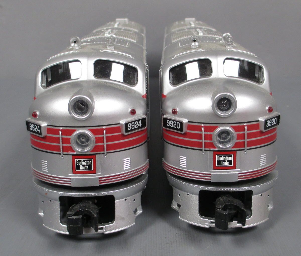 Williams 20504 O Chicago Burlington & Quincy EMD E7 A-A 3-Rail Diesel Loco Set