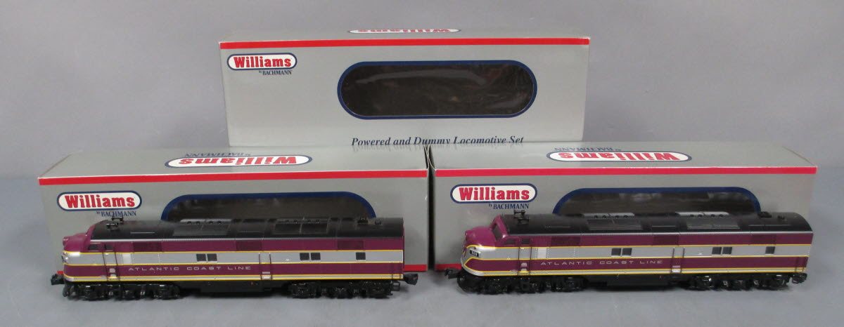 Williams 20501 O Atlantic Coast Line EMD E7 A-A 3-Rail Diesel Locomotive Set