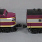 Williams 20501 O Atlantic Coast Line EMD E7 A-A 3-Rail Diesel Locomotive Set