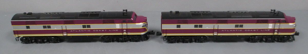 Williams 20501 O Atlantic Coast Line EMD E7 A-A 3-Rail Diesel Locomotive Set