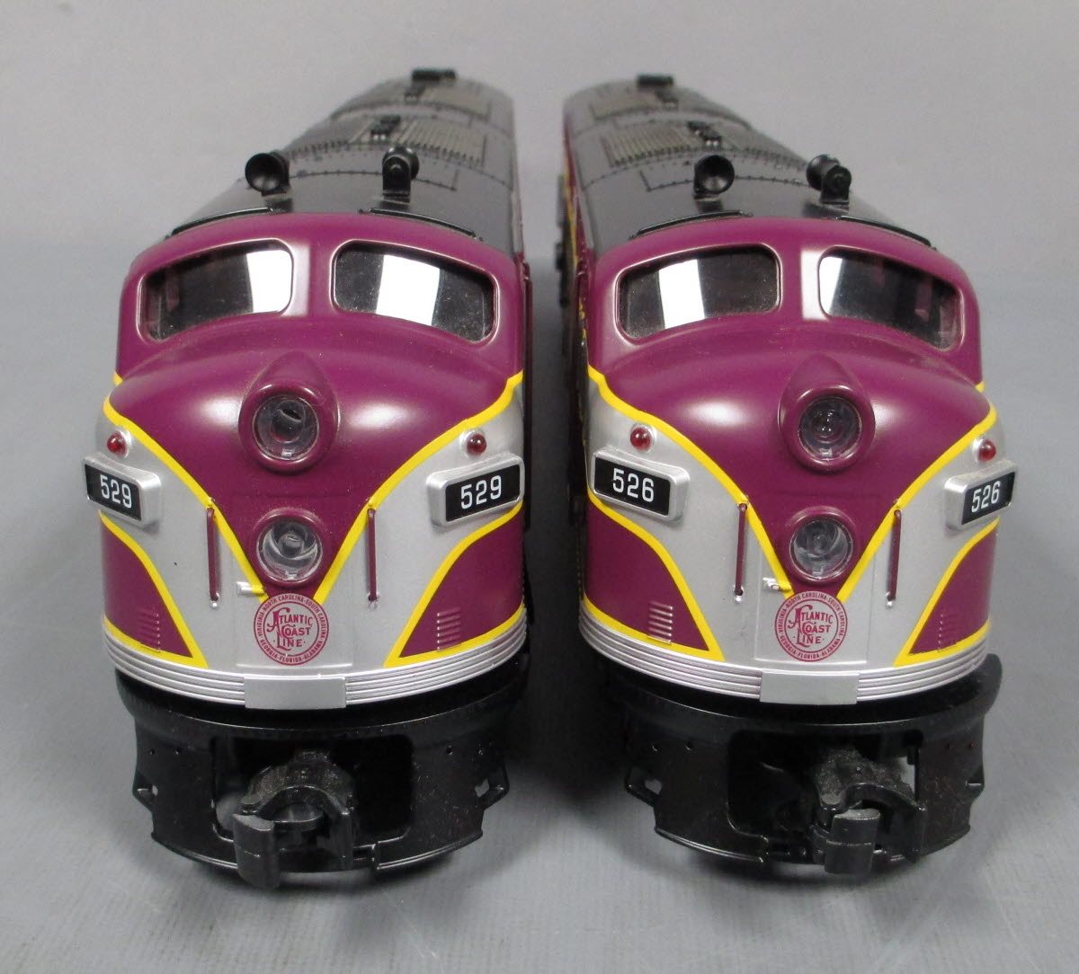Williams 20501 O Atlantic Coast Line EMD E7 A-A 3-Rail Diesel Locomotive Set