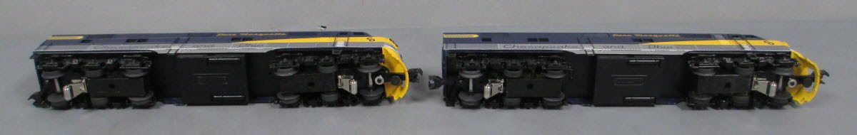 Williams 20505 O Chesapeake & Ohio EMD E7 A-A 3-Rail Diesel Locomotive Set
