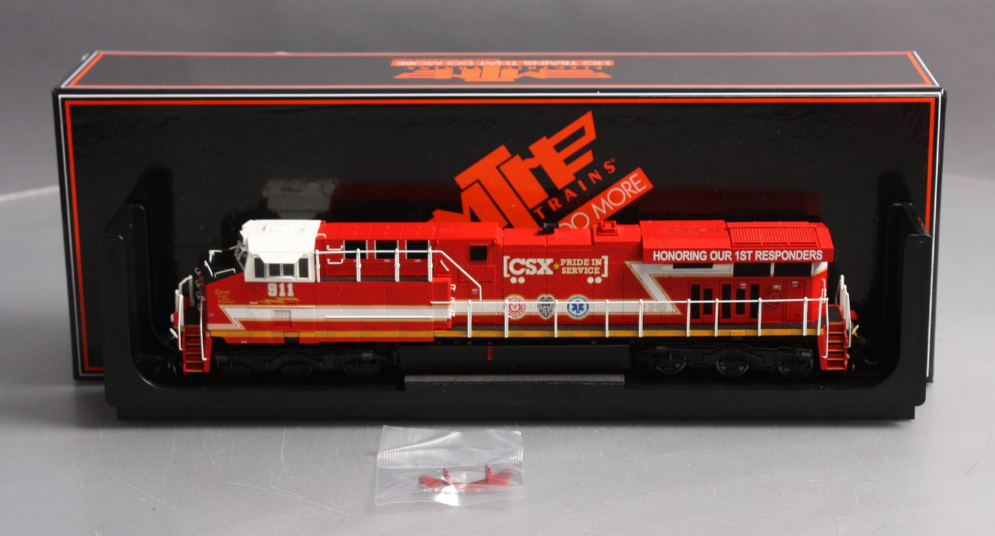 MTH 80-2400-1 HO CSX First Responders ES44AC Diesel Locomotive w/PS 3.0 #911