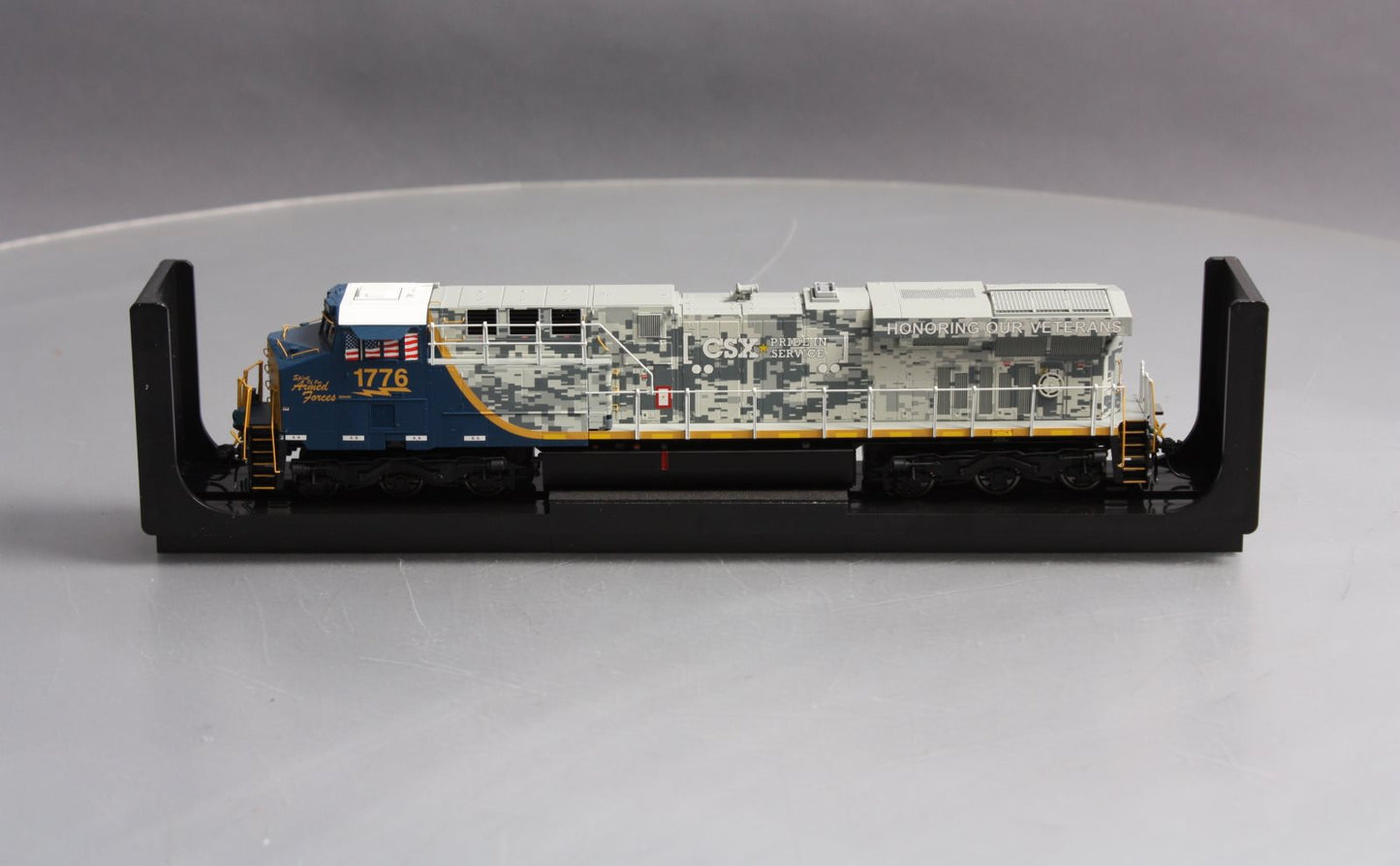 MTH 80-2401-1 HO CSX ES44AC Diesel Locomotive w/PS3 #1776