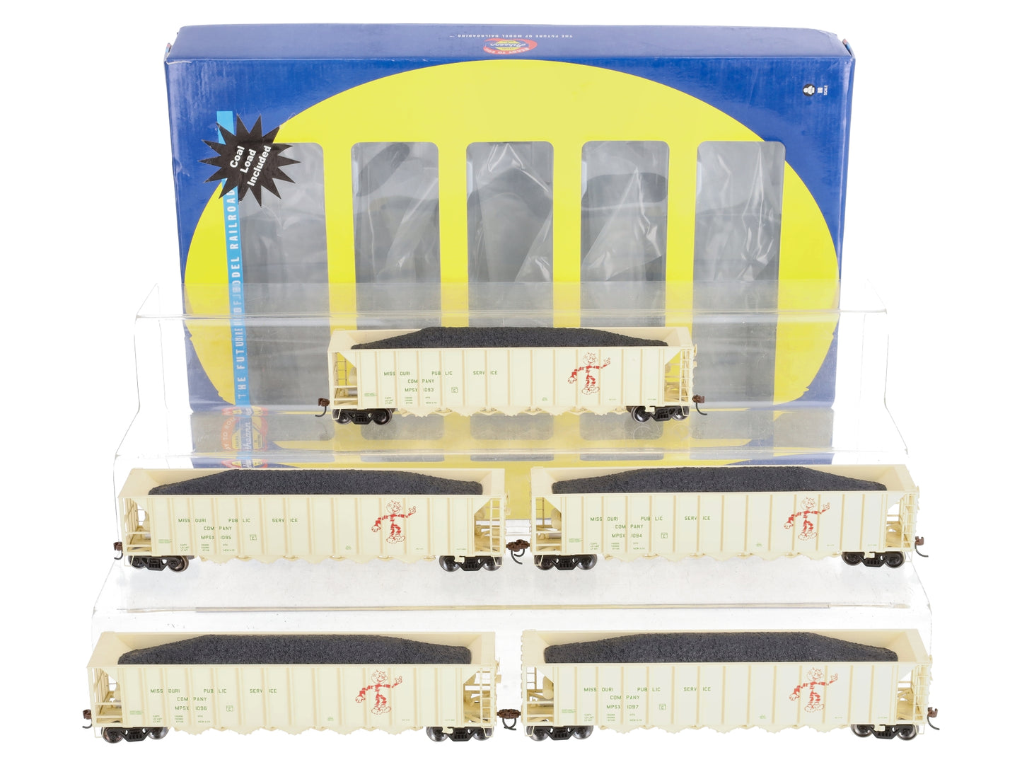Athearn 98348 HO Scale MPS 5-Bay Rapid Discharge Hopper Set (Set of 5)