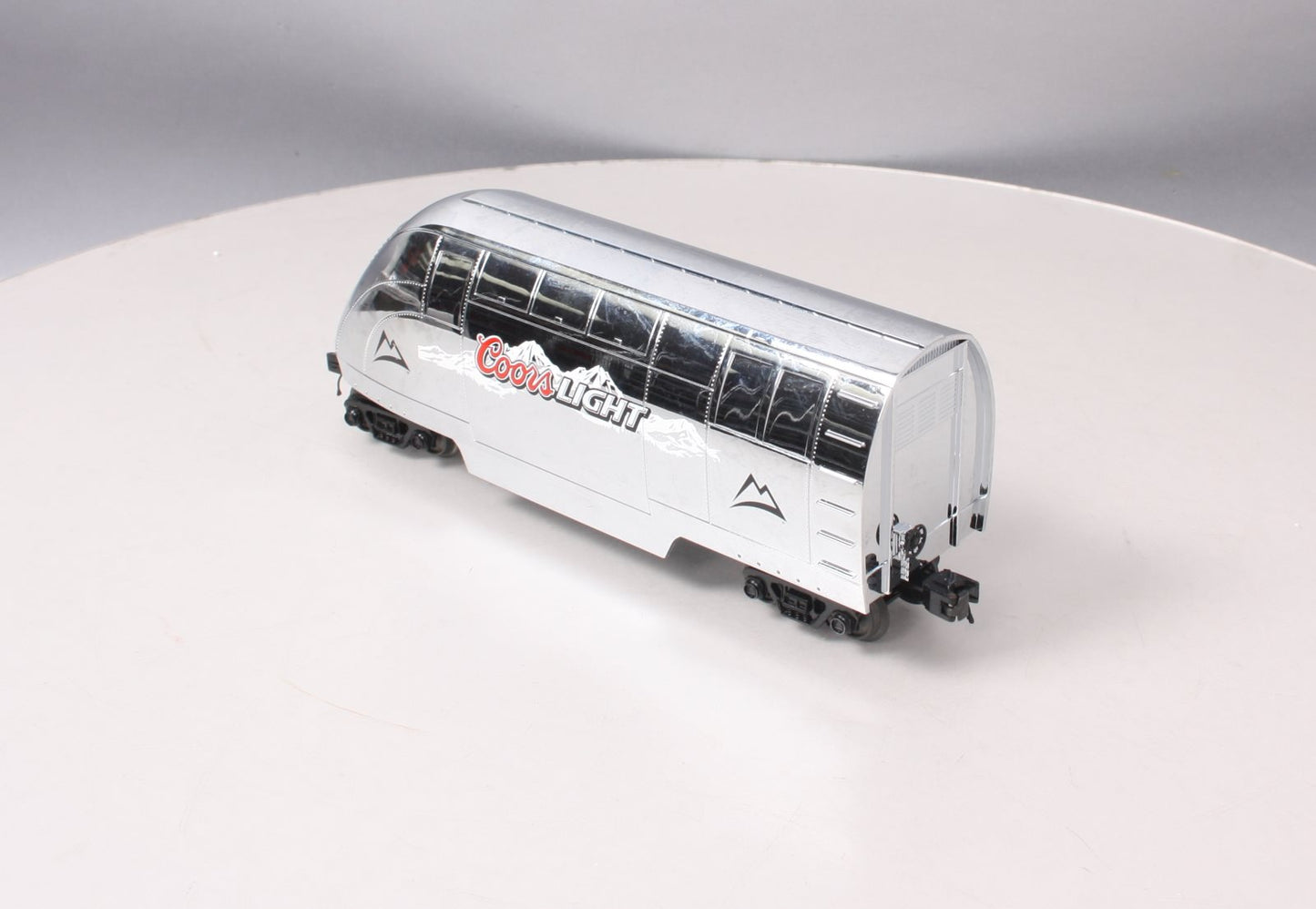 MTH 30-78061 O Gauge Coors Light Silver Bullet Operating Reefer Tail Car -RARE!