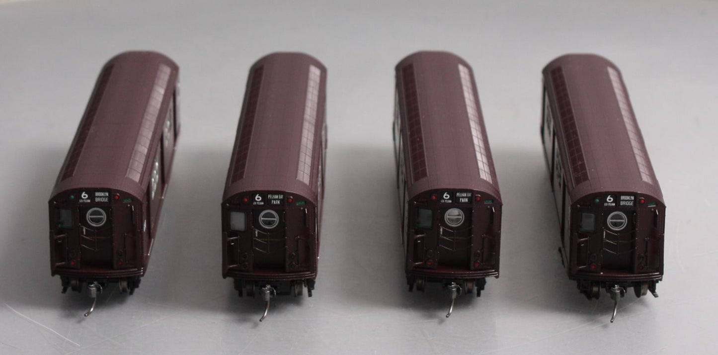 MTH 80-2348-0 HO MTA R-17 4-Car Subway Set DCC Ready (Set of 4)
