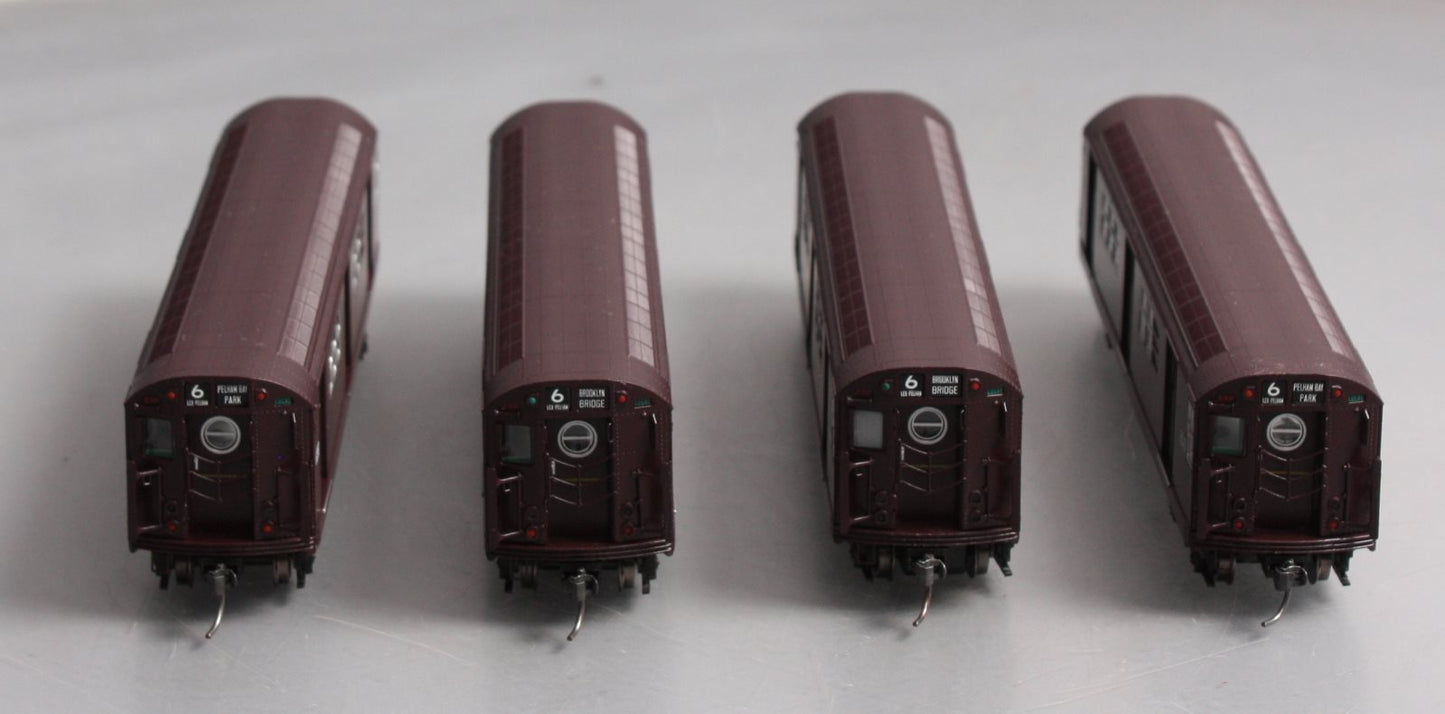 MTH 80-2348-0 HO MTA R-17 4-Car Subway Set DCC Ready (Set of 4)