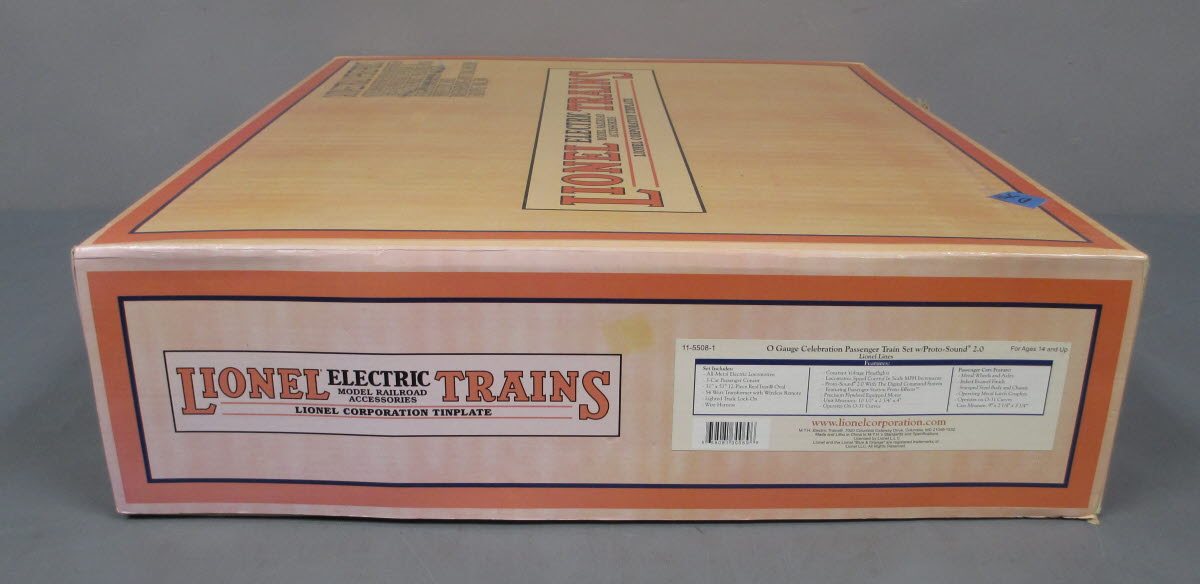 MTH 11-5508-1 Lionel Lines Celebration O Gauge Electric Passenger Train Set