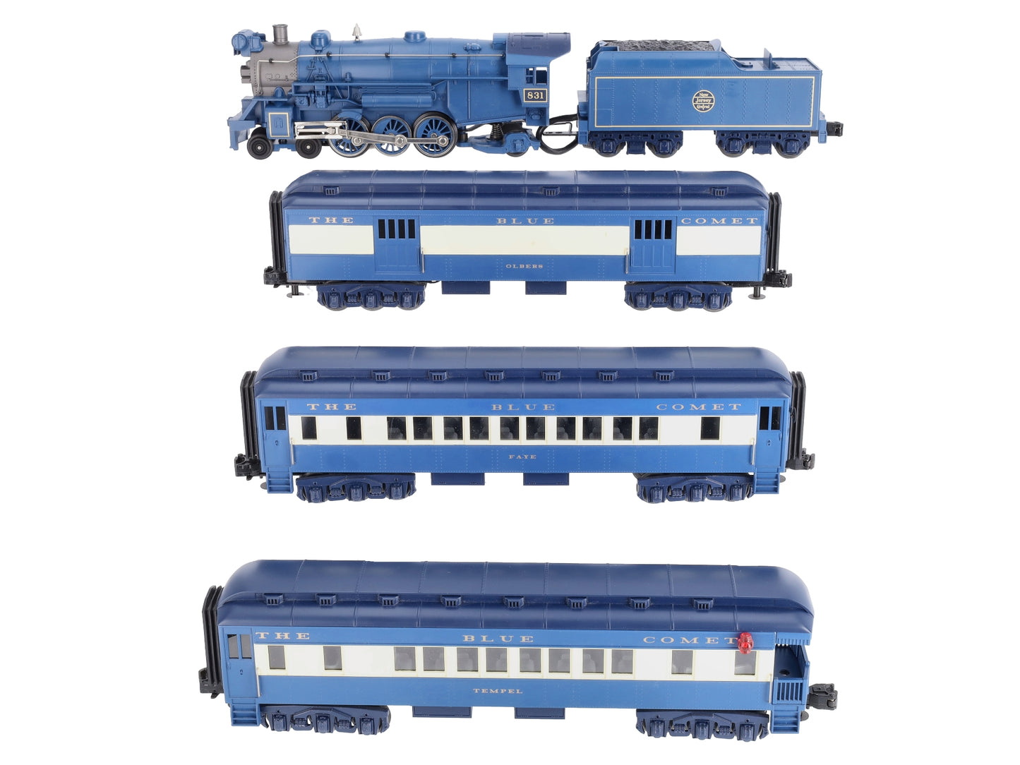 MTH 30-4192-1 Jersey Central RailKing 4-6-2 Bantam O Gauge Train Set w/PS 2.0