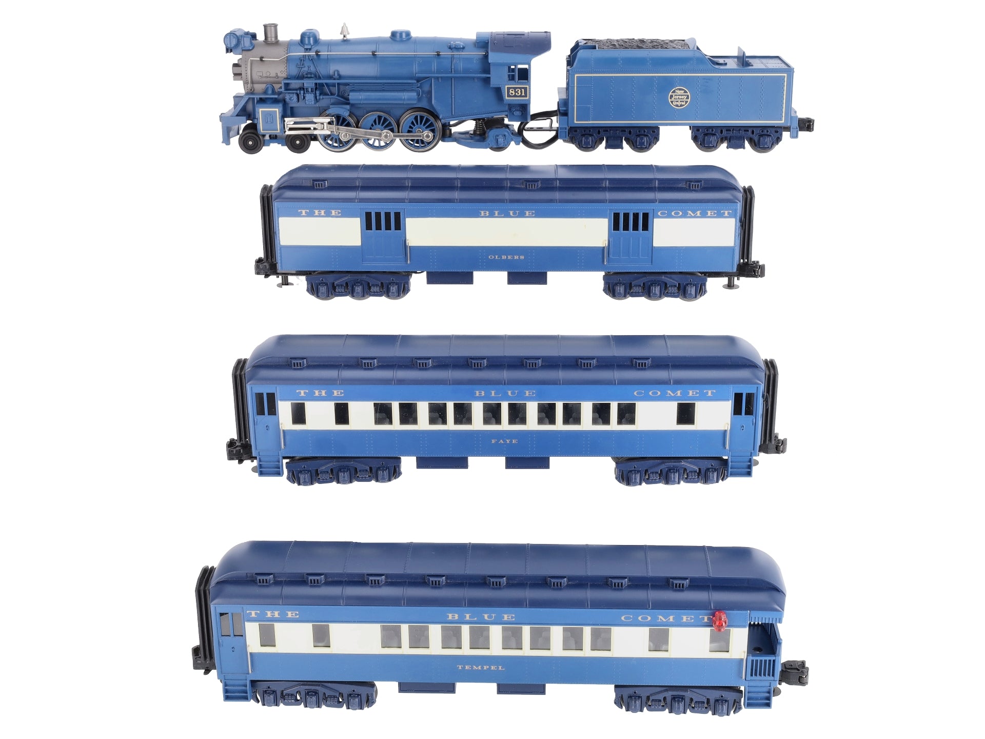MTH 30-4192-1 Jersey Central RailKing 4-6-2 Bantam O Gauge Train Set w/PS 2.0