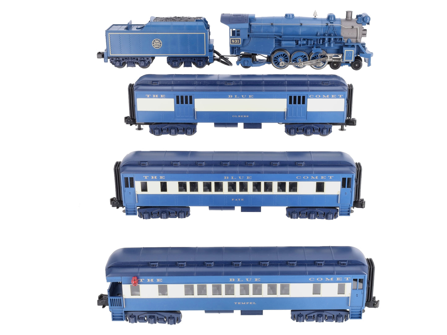 MTH 30-4192-1 Jersey Central RailKing 4-6-2 Bantam O Gauge Train Set w/PS 2.0