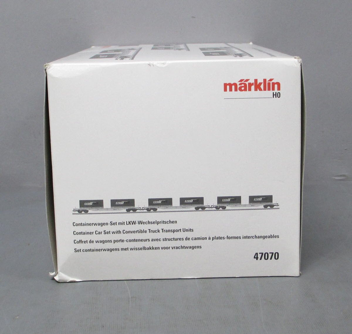 Marklin 47070 SBB Container Car Set with Load
