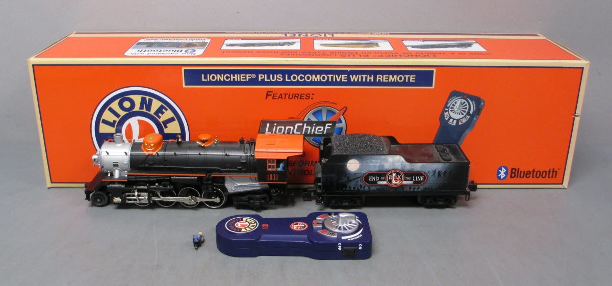 Lionel 6-83606 O Halloween LionChief Plus 2-8-2 Mikado Steam Locomotive #1031