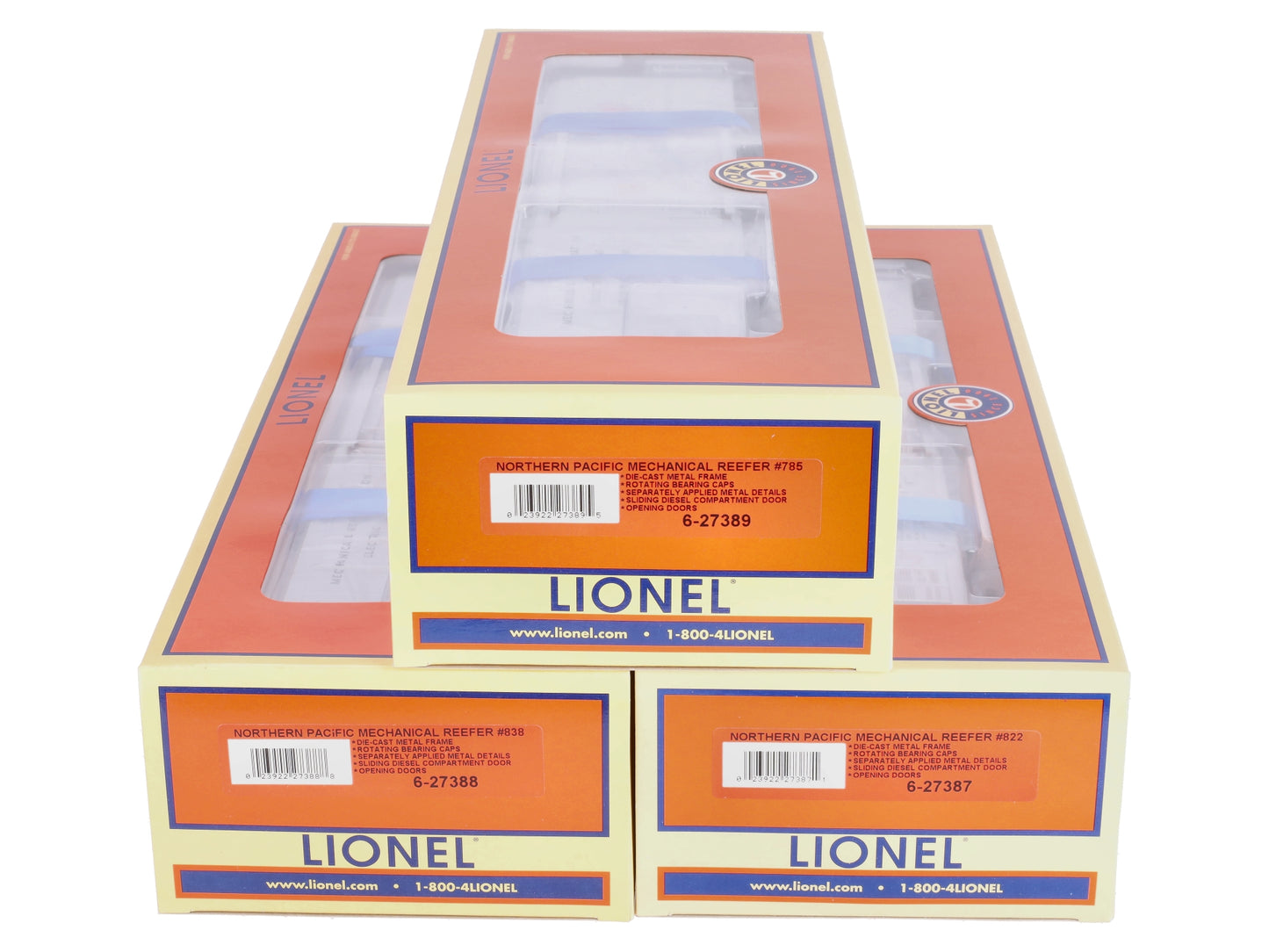 Lionel 6-27375 Northern Pacific Mechanical Reefers (Set of 3)