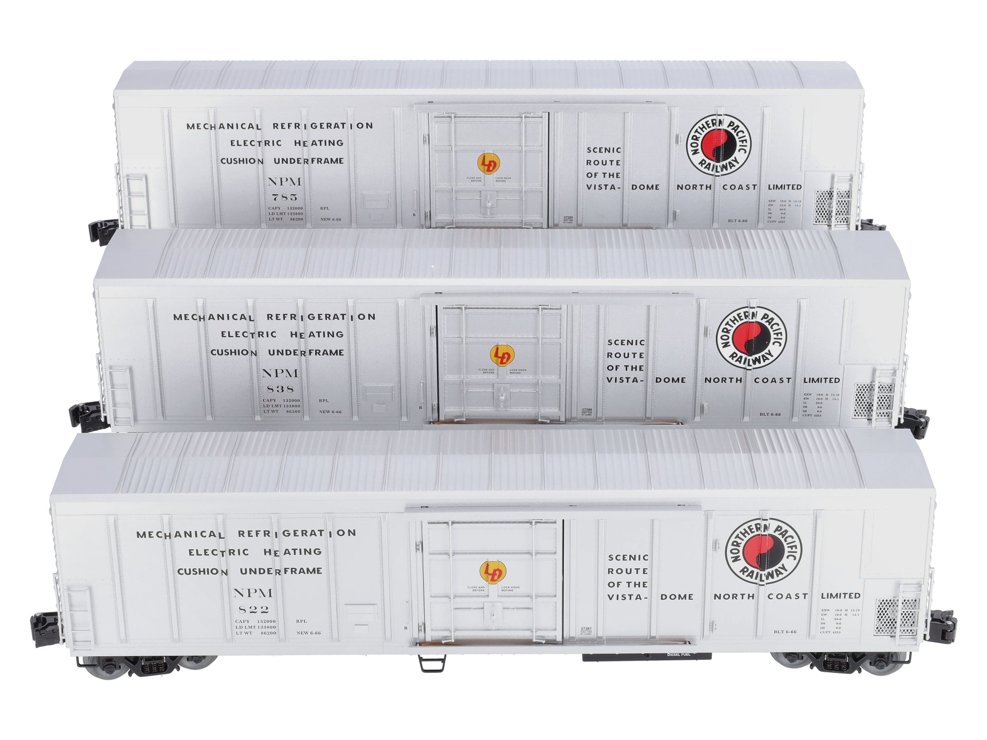 Lionel 6-27375 Northern Pacific Mechanical Reefers (Set of 3)