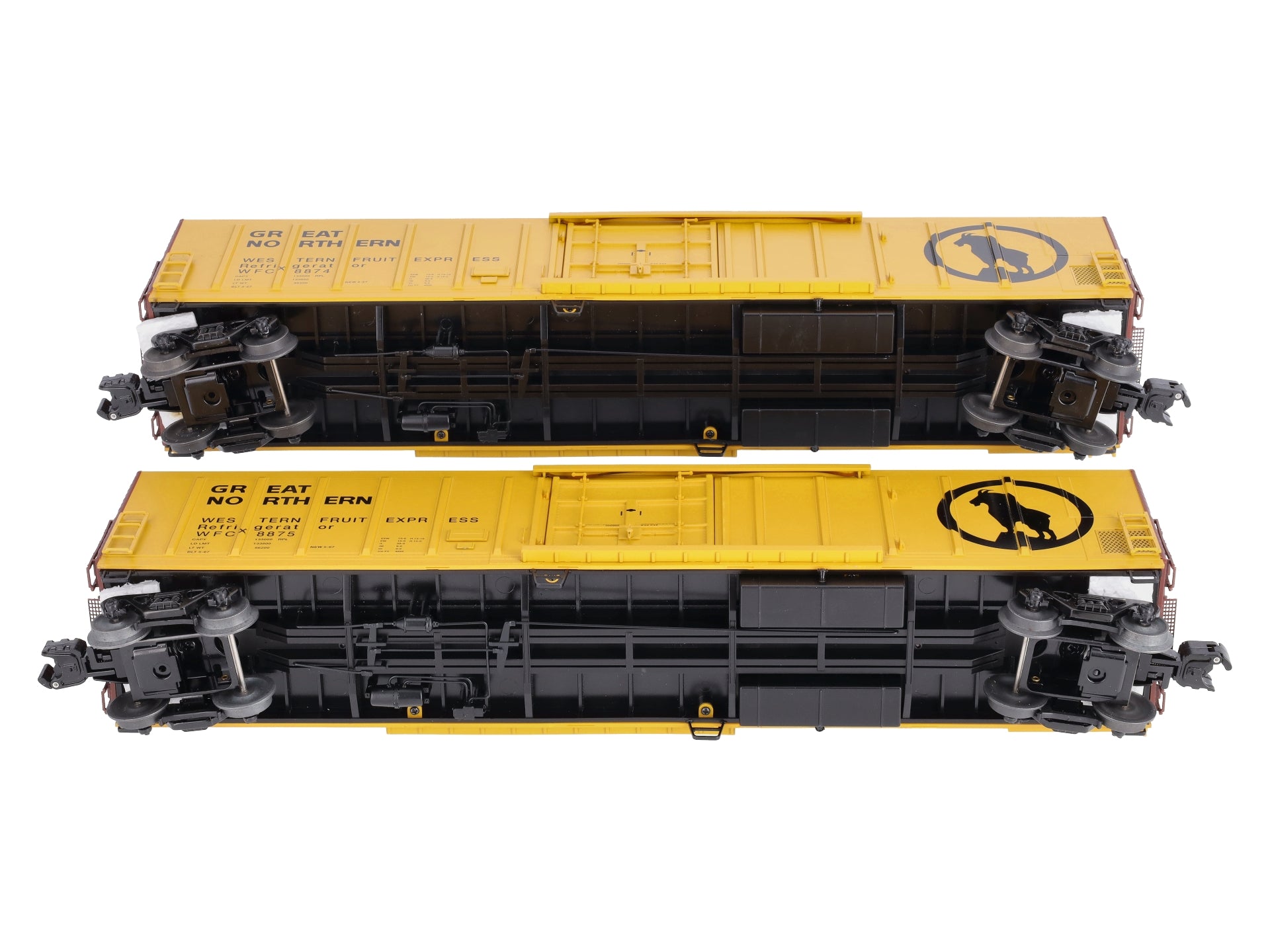 Lionel 6-11655 GN Mechanical Reefer Car (Set of 2)