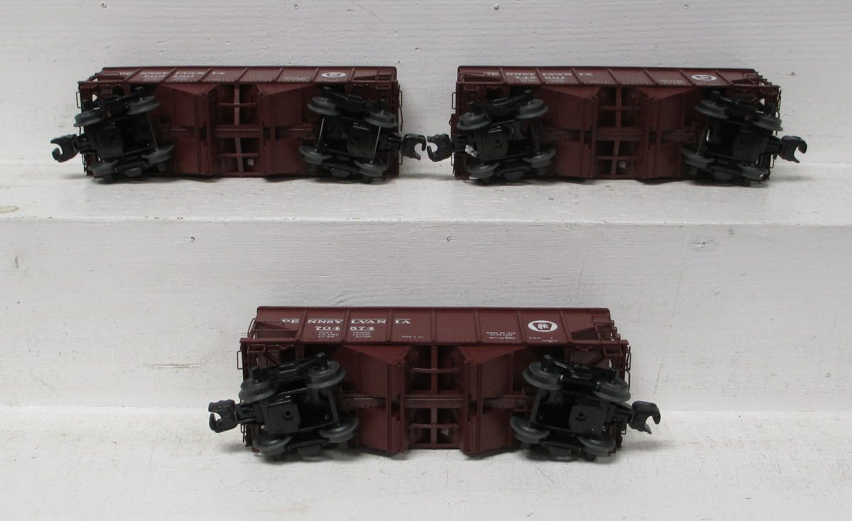 Lionel 6-83539 O Gauge Pennsylvania GLa 2-Bay Hoppers w/Load (Set of 3)