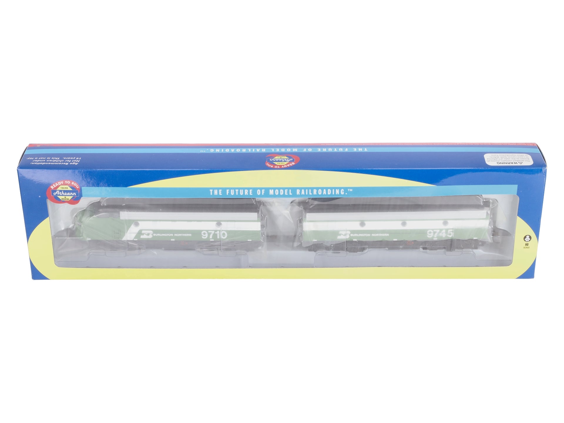 Athearn 76103 HO Burlington Northern F7 A/B Diesel Locomotives #9710/#9745